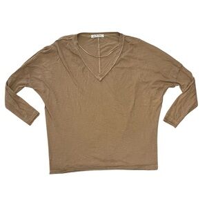 We The Free V-Neck Oversize Long Sleeve Shirt 🤍